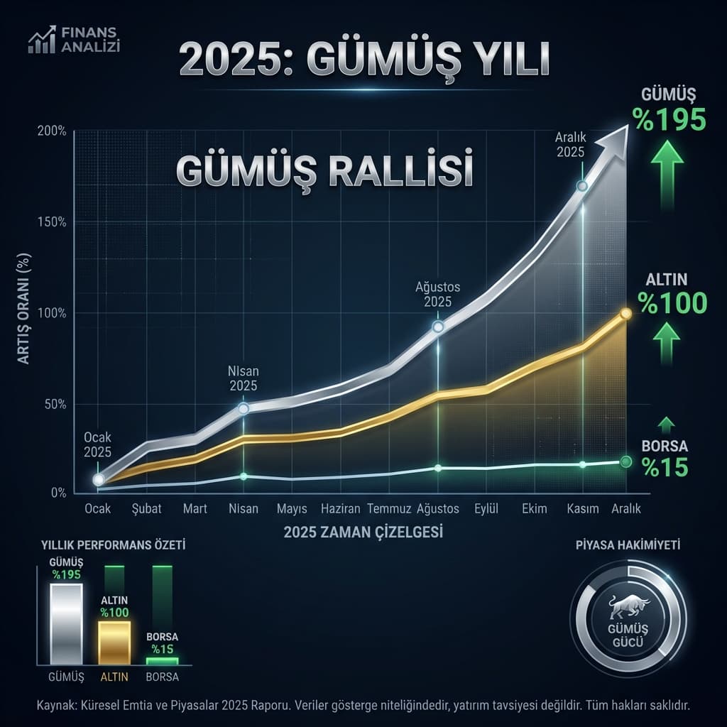 Gümüş 2025'te Neden Rekor Kırdı? Yükselişin Perde Arkası
